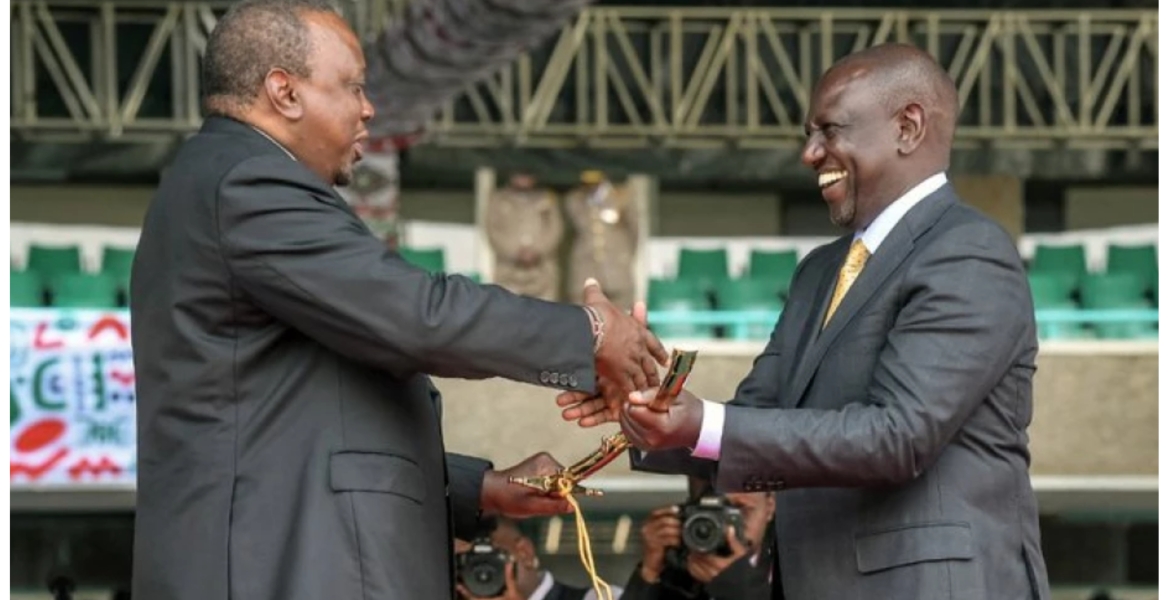 Change Of Guard: Uhuru Hands Over Instruments Of Power To Ruto ...